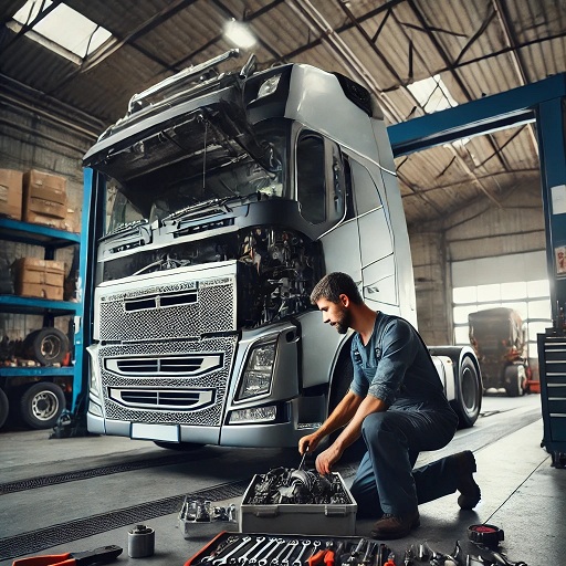 Naprawy mechaniczne samochodów ciężarowych